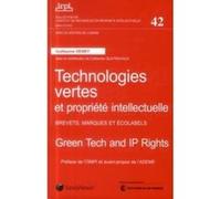 Technologies vertes - enjeux de pi Guillaume Henry (Auteur)