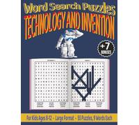 Technology and Invention - Word Search Puzzles: Perfect Brain Teaser for Travel, Relaxation, and Breaks