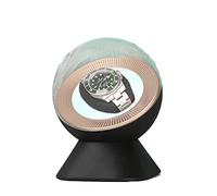 Technology Automatic Watch Winder New Spherical Design Ambient LED Light with Quiet Motor and Battery Powered Or AC Adapter for Man/Woman's Watches (Color : Black, Size : 1+0)
