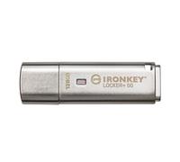 Kingston Clé USB chiffrée IronKey Locker+ 50 – 128 Go – USB 3.2 Gen 1