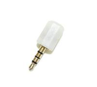TechnoMedia AntJack Antenne Radio FM Simulateur Écouteurs Mains Libres pour Smartphone 3,5mm Blanc