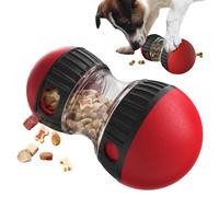 TECHO Jouet interactif pour Chien, Jouet Chien Occupation, Distributeur de Croquettes pour Chiens Jouets, Slow Feeder, Jouet Puzzle pour Peit, Jeux Intelligence, Rouge
