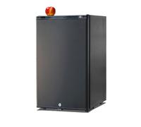 Techomey Frigo 12V 220V, 50L, Frigo 12V Camping Car avec Serrure et Porte Réversible, Réfrigérateur Silencieux pour Camping Voiture Chambre Caravane, Noir
