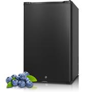 Techomey Frigo 12V, Frigo Camping Car 12V 220V, avec Serrure, Silencieux, 50L, 0-10℃, Réfrigérateur pour Caravane, Maison, Camping, Voiture, Noir