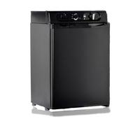 Techomey Frigo Trimixte 12V 220V Gaz, 60L, Frigo Gaz Camping car, Silencieux pour Camping-car Caravane Maison Mobile-home, Noir