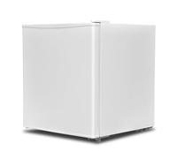 Techomey Mini Frigo 46L, Petit Frigo, 0-10℃, Mini Réfrigérateur pour Chambre Bureau, Silencieux, Mini Bar de Compresseur pour Maison Appartement Hôtel, Blanc, Porte Réversible