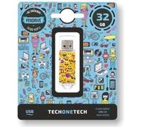TechOneTech Clé USB Emojis Mémoire USB 2.0 32 Go G