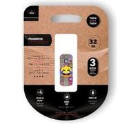 Clé USB Tech One Tech TechOneTech Clé USB Tech Emoji Me Parto Mémoire USB 2.0 32 Go