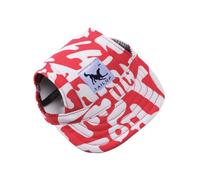 TecHong Casquette de Baseball pour Petit Chien - Chapeau de Protection Solaire avec Trous pour Les Oreilles et Sangle Réglable, Visière Légère en Toile Oxford, Tenue d'été pour Chiot et Chat