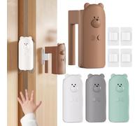 TECHPLUS Lot de 4 protections anti-pincement de porte en silicone, 2024 nouvelles charnières de porte - Protection de doigt de porte conçue pour la sécurité des enfants, des bébés et des animaux