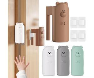 TECHPLUS Lot de 4 protections anti-pincement de porte en silicone, 2024 nouvelles charnières de porte - Protection de doigt de porte conçue pour la sécurité des enfants, des bébés et des animaux