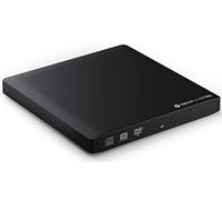 techPulse120 USB 3.0 Externe CD DVD Graveur Lecteur en Aluminium Portable DVD CD Brenner USB 3.0 & USB C Aluminium Noir.