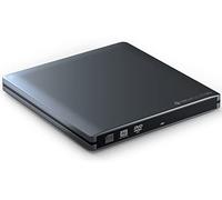 techPulse120 Vario DVDRW Listing DVD CD Brenner USB 3.0 & USB C Aluminium Grau