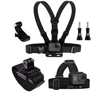 TechPunt 3 en 1 Set d'accessoires pour Les GoPro, Eken, Denver, Canon et Plus !