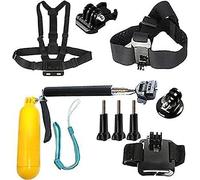 TechPunt 6 en 1 Set d'accessoires pour Les GoPro, Eken, Denver, Canon et Plus !