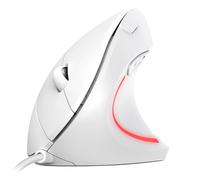 TechRise Souris Ergonomique,6400 DPI réglable sur 4 niveaux, souris filaire optique verticale 2,4 GHz, silencieuse, 6 boutons, compatible avec ordinateurs portables, ordinateurs de bureau, PC, MacBook