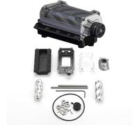 TechSpieler MAD RC CNC Dynamic Visual Mechanical Booster avec pièces métalliques mobiles Montage DIY Convient au modèle MAD V8 Mini moteur (version kit)