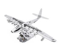 TechSpieler Puzzle 3D en métal - Hughes H-4 - Avion en métal - Cadeau à monter soi-même pour les amateurs d'aviation (178 pièces)