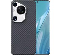 Techsuit Carbonite FiberShell Back Cover Housse pour Huawei Pura 70 Ultra - Noir