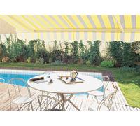 TechSun Store banne manuel aluminium semi-coffre PVC et acrylique 4 x 3 m - 04698