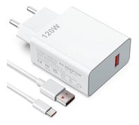 TECHTA 120W Chargeur Rapide avec Câble USB C 1m pour Redmi Note 15Pro 14 Pro 13 Chargeur Turbo pour Xiaomi 14T Pro/14 Ultra/13T