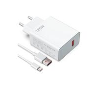 TECHTA 120W Chargeur Rapide avec Câble USB C 1m pour Redmi Note 15Pro 14 Pro 13 Chargeur Turbo pour Xiaomi 14T Pro/14 Ultra/13T