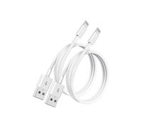 TECHTA [2 Pack] 1m Cable Chargeur iPhone, Cordon de câble Lightning vers USB 1 mètres pour iPhone 14/13/12/11 Pro Max/X/XS Max/8/7/6