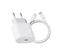 TECHTA 20W Chargeur Rapide iPhone et 1M Câble pour iPhone 14/14 Plus/14 Pro/14 Pro MAX/13/12/ 11/ X/8/7, USB C Chargeur (Blanc)