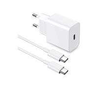 TECHTA 25W Chargeur Type C Charge Rapide Compatible avec Samsung Galaxy A15 A16 A17 A54 A55 A56 A35 A36 A25 Prise USB-Cavec Cable 1M