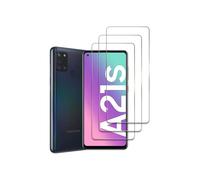 TECHTA [3 Pièces] Verre Trempé pour Samsung Galaxy A21s Protection écran, Ultra Résistant Film Protection écran, Ultra HD,