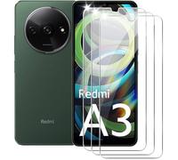 TECHTA 3 Pièces Verre Trempé pour Xiaomi Redmi A3,Film Protection écran,[Anti Rayures][sans Bulles d'air][Ultra Résistant]