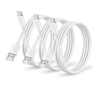 TECHTA Câble iPhone 1M/Lot de 3, Câble Chargeur iPhone Cable Lightning USB Cable iPhone 14 /13 Cordon iPhone Fil Chargeur Cable USB
