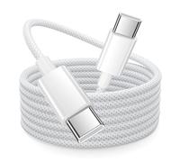 TECHTA Câble USB C Charge Rapide pour iPhone 15 16 Pro Max/Plus/15/16 Samsung Xiaomi, 1M Câble USB C vers USB C 60W Cable