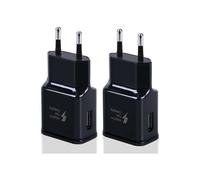 TECHTA Chargeur Mural USB Adaptatif à Charge Rapide Compatible avec Samsung Galaxy A17/A16/A15/A14/A13/A07/A06/A05 Active