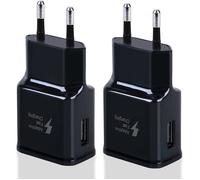 TECHTA Chargeur Mural USB Adaptatif à Charge Rapide Compatible avec Samsung Galaxy A17/A16/A15/A14/A13/A07/A06/A05 Active