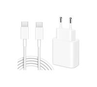 TECHTA Chargeur Rapide 20W Compatible avec Google Pixel 9 9Pro XL/ 8 8a,Aptateur Secteur Type C, Bloc Charger USB C avec Câble 1M