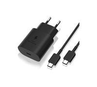 TECHTA Chargeur Rapide 25W USB-C avec Câble 1m Compatible Samsung Galaxy A16 / A17