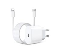 TECHTA Chargeur Rapide pour i Phone,20W USB C Chargeur avec 2M câble Compatible pour i Phone 14/Plus/Pro/Pro Max/13/12/11/XS/X