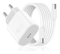 TECHTA Chargeur USB C Rapide pour iPhone 17/17 Air/17 Pro/17 Pro Max, iPhone 16/15/15 16 Pro Max, Prise avec Câble USB-C 2M