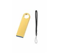 TECHTA Clé USB 2.0 256 Go - Mémoire Flash Métal Haute Vitesse - Stockage Portable pour PC, Ordinateur, Télévision, Voiture - Or