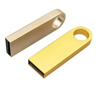 TECHTA Clé USB 2.0 - OR - 256 Go - Stockage Rotation Disque Mémoire Stick