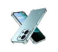 TECHTA Coque Antichoc pour Xiaomi Redmi 15C / Poco C85 4G avec Protection Caméra, Étui de Silicone Souple TPU Housse, Transparent