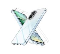 TECHTA Coque Antichoc pour Xiaomi Redmi A5 4G et 2 Pièces Verre Trempé avec Protection Caméra, Étui de Silicone Souple TPU Housse