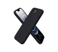 TECHTA Coque pour iPhone 17e/ 16e, Housse en Silicone Compatible avec iPhone 17e/ 16e , Étui Fine Slim, (Noir)