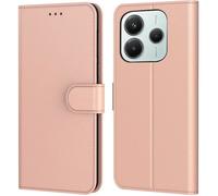 TECHTA Coque pour Xiaomi Redmi Note 14 5G (Pas pour 4G) en Cuir PU Premium | Housse Etui Multi-Carte, Pochette Fermeture Magnétique