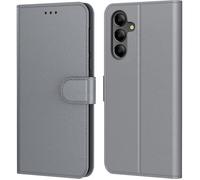 TECHTA Coque Samsung Galaxy A16,Etui Protection Housse Premium en Cuir PU, [Emplacements Cartes](Gris)