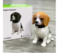 TECHTA Haut-parleur Bluetooth portable pour chien - Produit sans fil, gadgets portables, super basses,(Haut-parleur blanc M237).