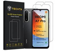 TECHTA Lot de 2 Verres Trempés pour Xiaomi Redmi A7 Pro et Redmi 15A 5G, Protection Écran 9H HD Anti-Rayures Sans Bulles