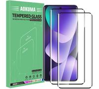 TECHTA Lot de 2 Verres Trempés pour Xiaomi Redmi Note 15 4G 5G et Poco M8 5G 3D Bord Noir Protection Écran 9H HD