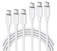 TECHTA Lot de 3 Câble USB C vers USB C 1M Câble Type C Compatible avec Samsung Galaxy/ iPhone /Redmi/Huawei /Google Pixel